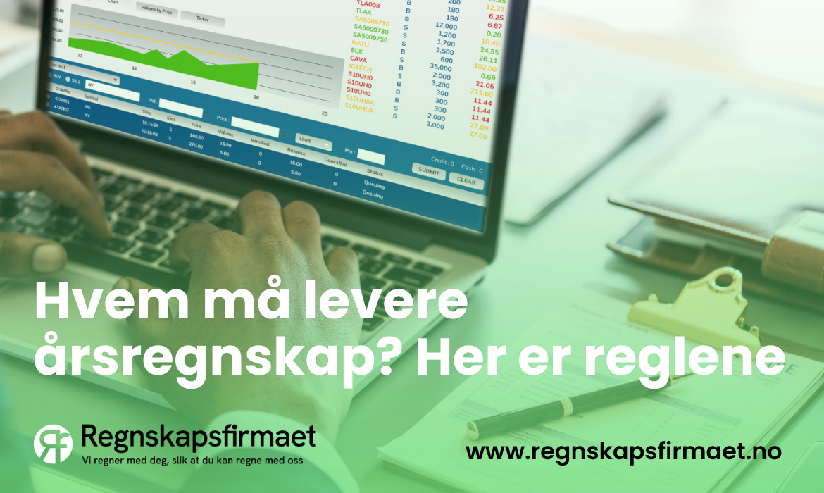 Hvem må levere årsregnskap? Her er reglene