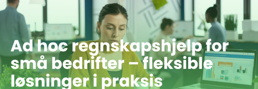Ad hoc regnskapshjelp for små bedrifter – fleksible løsninger i praksis