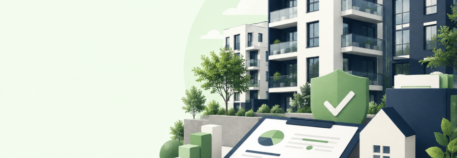Moderne boligbygg og økonomirapportering for sameier og borettslag